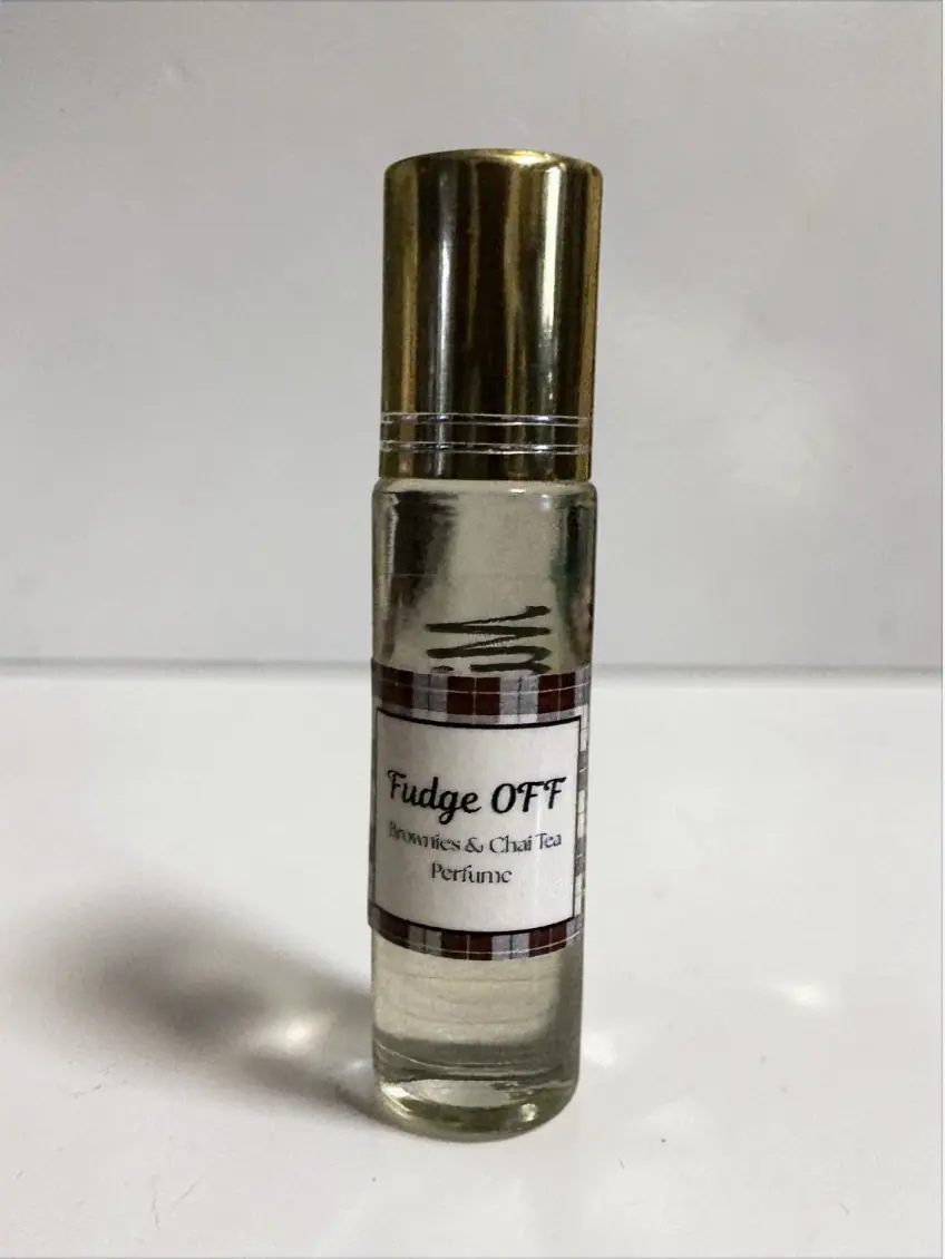 Fudge OFF Roll-On Perfume, Scented with Brownies & Chai Tea Notes, Beauty & Personal Care Body Fragrance Oil