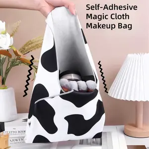 Foldable Magical Cloth Pouch – Stylish Makeup Bag & Organizer for Gifts, Travel & Daily Use - A Fabric