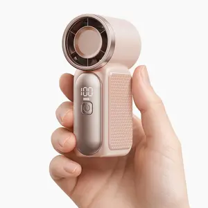 Ultra-mini handheld fan, small outdoor wallet fan, pocket makeup fan, high-speed turbine, 6-speed adjustable, with LED display, USB rechargeable, portable travel outdoor fan, gift for girls on Valentine's Day Foldable Pilates Rebound Board Kit