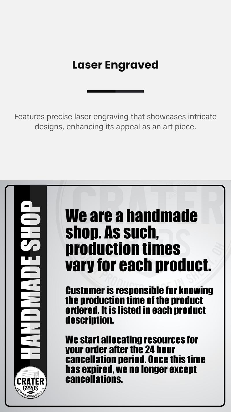 The Firefighter's Prayer (California) Engraved Wooden American Flag - LEF019 Decor Signs