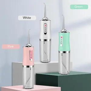 Travel-Size Dental Irrigator with Nozzles