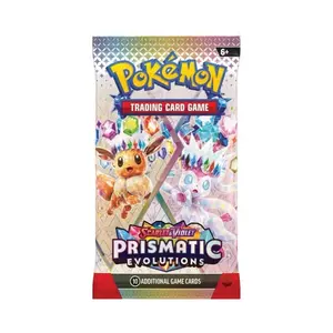 Pokémon Prismatic Evolutions Booster Pack Scarlet & Violet 10 Cards & 1 Basic Energy Trading Card Game