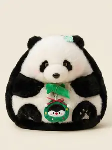 Triangle Rice Balls 3D Panda Backpack-The Soft Kawaii Panda Bag,Extra-large capacity backpack with dual shoulder straps