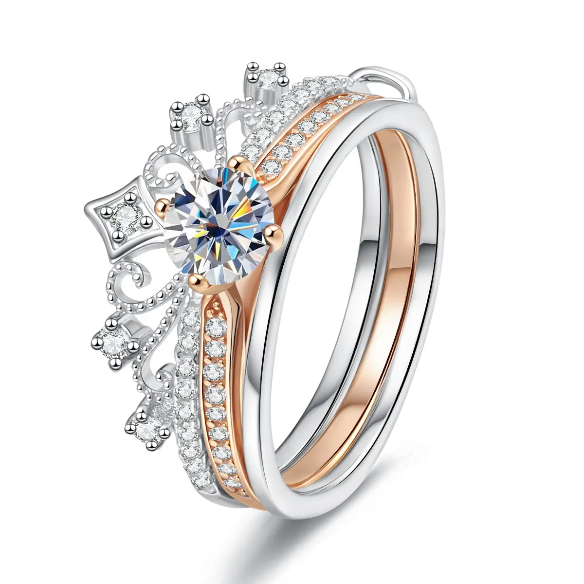 50 point (moissanite) ring