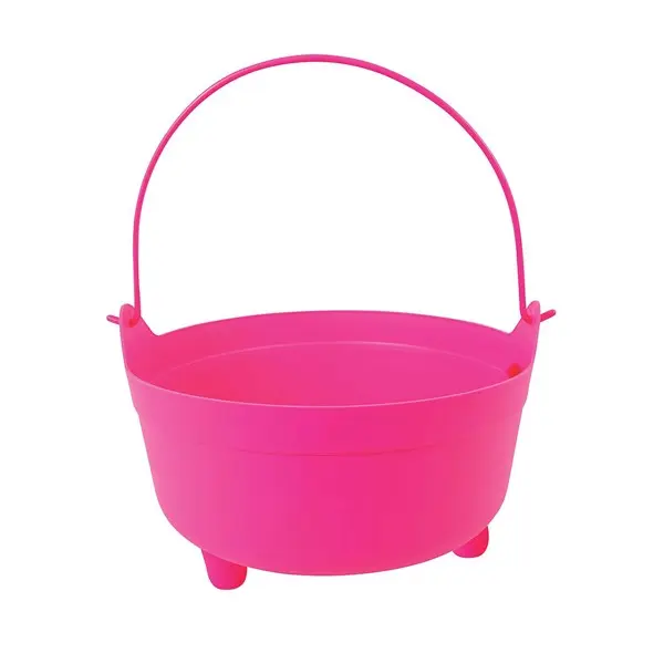 14-Inch Neon Pink Cauldron with Handle