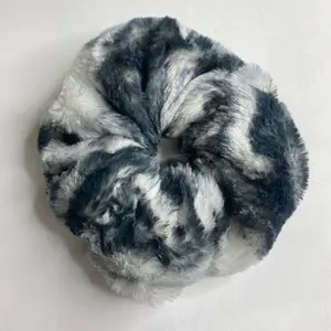 Soft Chrome Limestone Minky (100% Polyester) Scrunchie