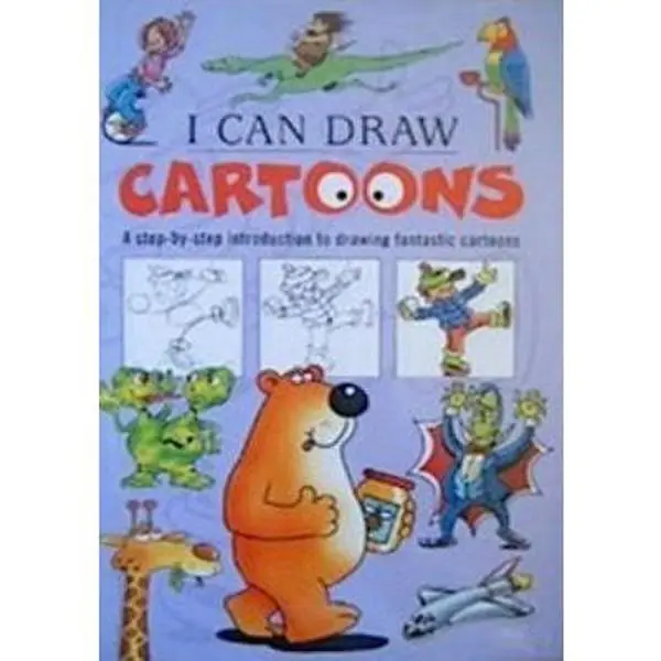 USED Book - I Can Draw Cartoons: A Step-by-Step Guide to Drawing Fantastic Cartoons by Amanda O'Neill (Hardcover)