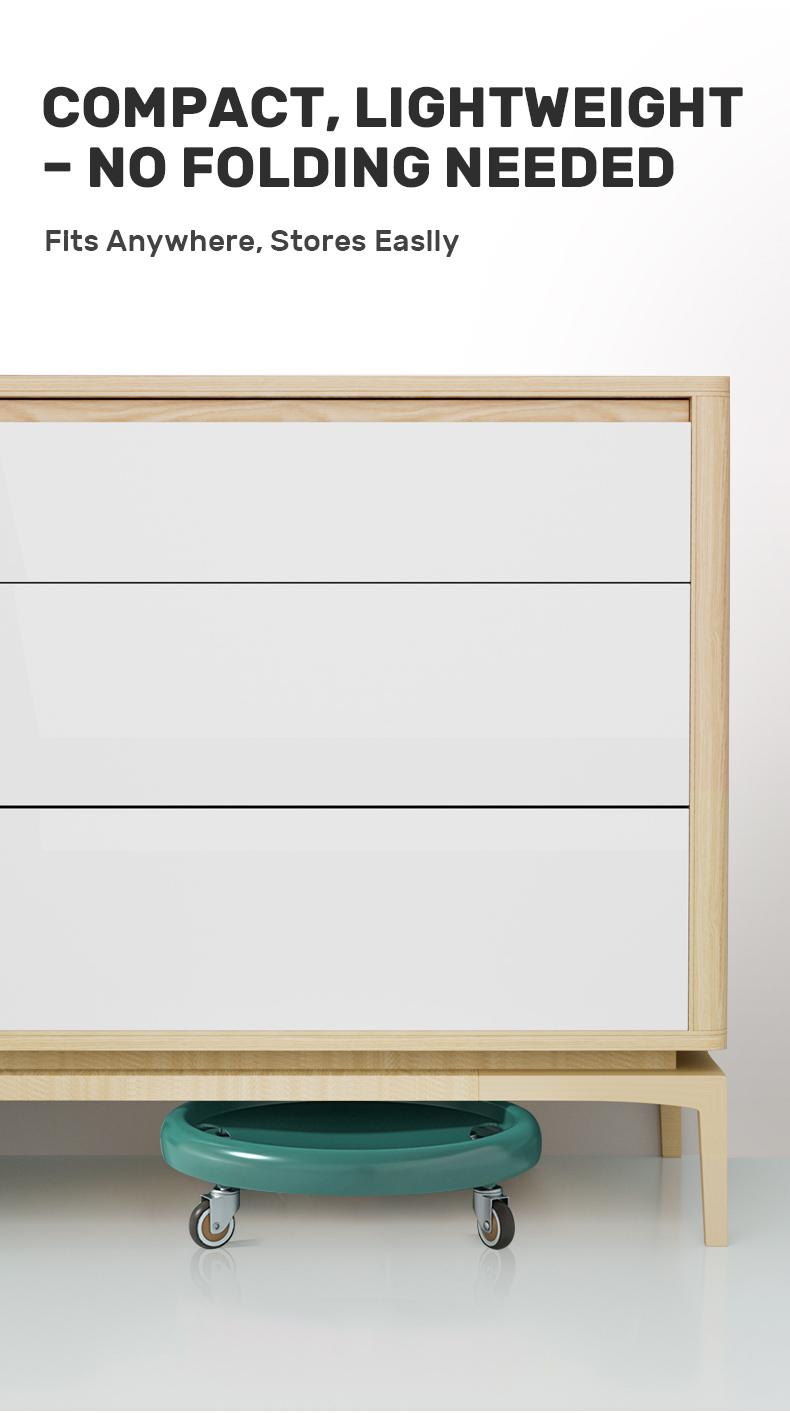 LEXI PRO Silent 4-Wheel Ab Roller for Defined Abs - Home Fitness Equipment with Universal Wheels for Men & Women - Build Strength & Core Muscles