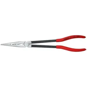 KNIPEX (28 71 280) Extra Long Needle-Nose Pliers-Straight Jaws