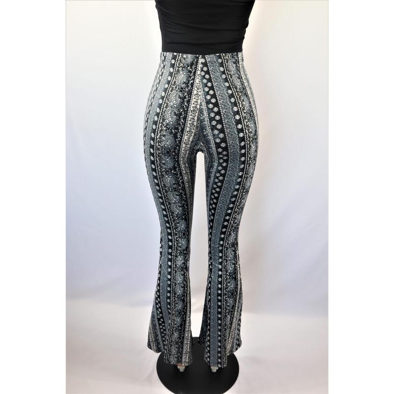 Dark Santana Palazzo Pants forbidden jeans flare slippery pants High Waisted Casual Comfortable Fit Formal