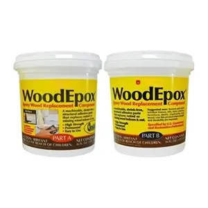 WoodEpox Kit - 2 Pint - 2-Part Structural Epoxy Adhesive Filler -  Filler Putty