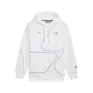 PUMA Mens Bmw M Motorsport Statement Hoodie Casual Outerwear Casual - White