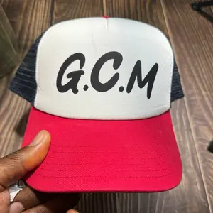 God Cover Me Snapback (White/Black/Red)
