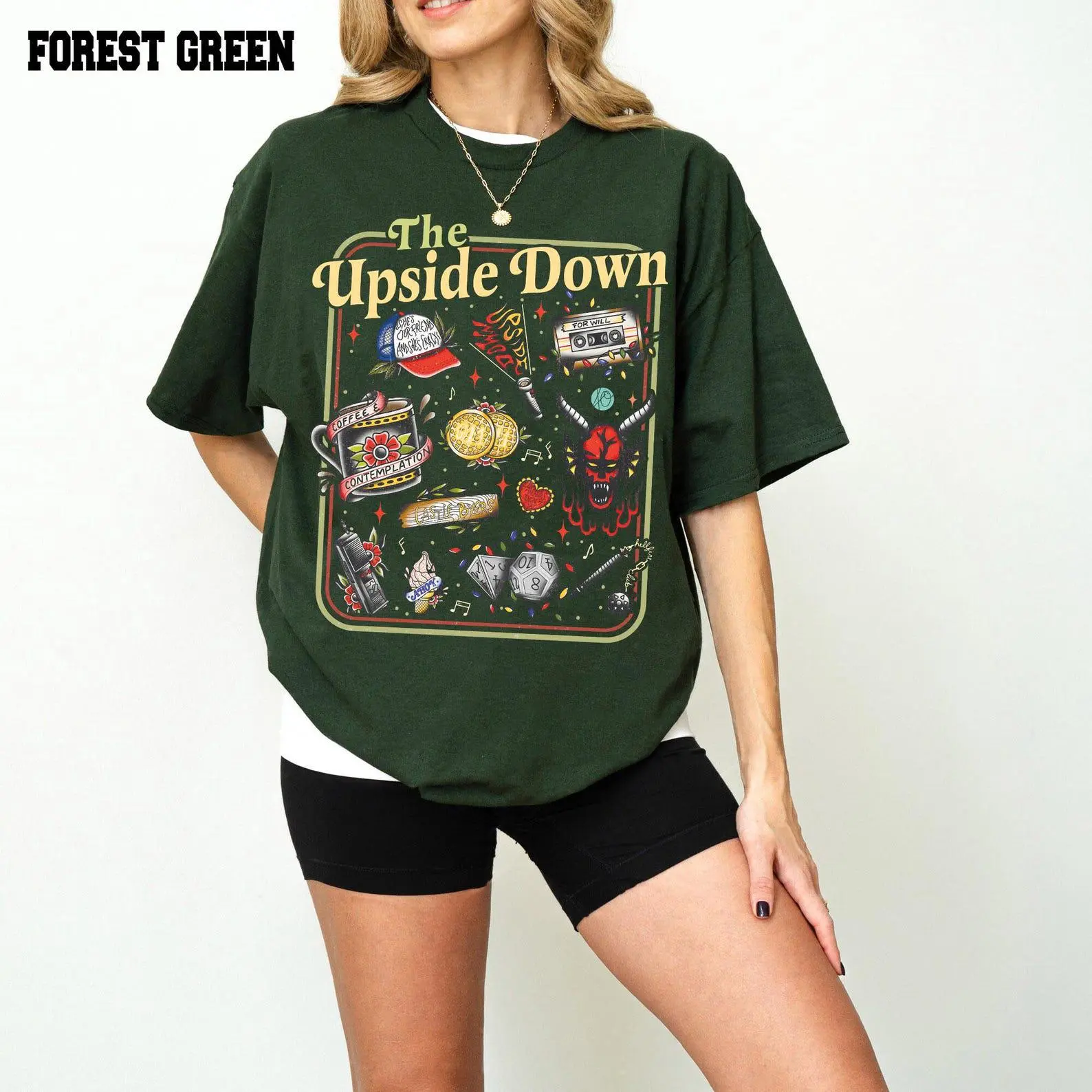 Welcome To The Up & Side Down Shirt, Stranger Things Shirt, TV Series Shirt, Christmas Movie Gift, Steve, Max, Eleven, Will, Mike Shirt