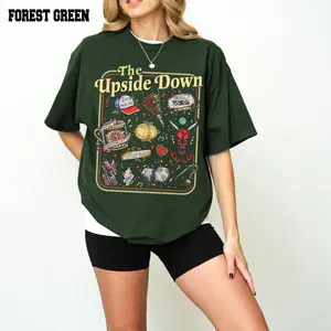 Welcome To The Up & Side Down Shirt, Stranger Things Shirt, TV Series Shirt, Christmas Movie Gift, Steve, Max, Eleven, Will, Mike Shirt