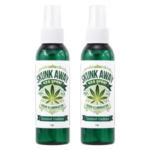 2 Pack 4oz Coconut Cookies Smoke Odor Eliminator Spray