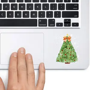 Christmas Tree Bow for Women Christmas Tree Coquette Bow 2x2 inches Cut Out Sticker