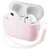 [CASE ONLY] ORNARTO Protective Soft Silicone Case for AirPods Pro 3, Pro 2, 4th Gen - Front LED Visible Skin Cover, Handheld Accessories, Compatible with AirPods 2025 True Wireless Headphones Chalk Pink tiktokshopbacktoschool, Protection