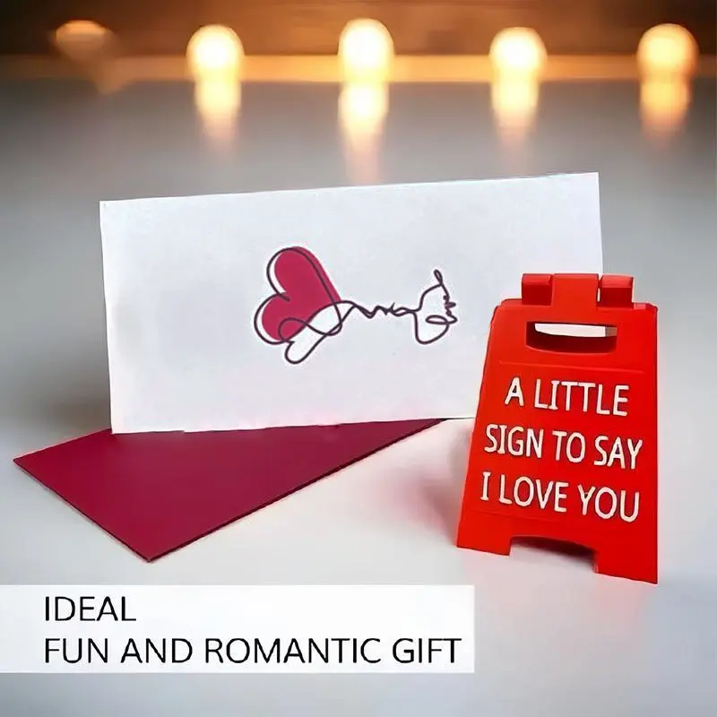 A Small Sign Saying I Love You