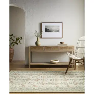 Livabliss Fairfax Pure Wool Hand-Tufted Floral Area Rug - Bohemian Vibe, Low Pile, Ideal for Indoor Household Use, Floral Area Rugs