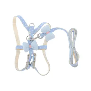 VOCOSTE Bow Pet Leash Kit Durable Dog Leash Kit for Dog