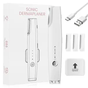 Electric Eyebrow Trimmer Facial Hair Removal Device for Women USB Rechargeable Portable Lady Shaver Daily Care