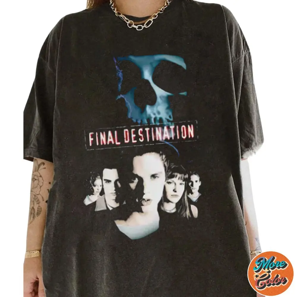 Final Destination Shirt, Cotton Unisex T-Shirt, Crew Neck, Size S- 4XL, Menswear Top, Womenswear Top Underwear Streetwear