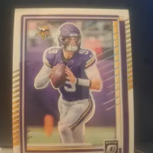 2025 Panini Donruss Optic J.J. McCarthy #46 Collectible Trading Card, Minnesota Vikings Player Card