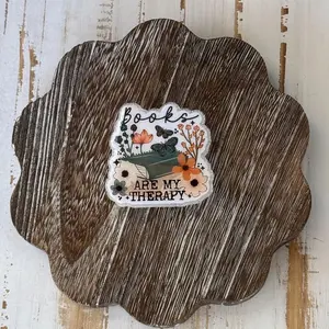 Kindle Grip | Books Are My Therapy Grip | Kindle Accessory | Phone Grip | Book Lover Gift