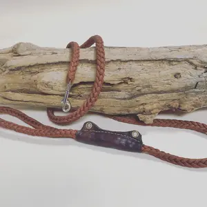 5ft Paracord Leash w/ Clip Area - Durable & Versatile for Dogs - Military-Grade Material for Long-Lasting Use - Pet Supplies, Collars, Harnesses & Leads