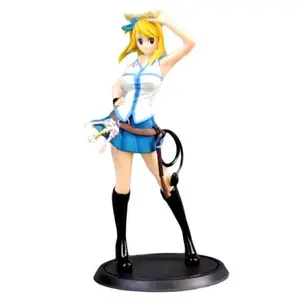 1 Pc Fairy Tail Action Figures Natsu Magician Erza Scarlet Gray Lucy PVC Model A World Full Of Magic Collection Kid Gift Toy