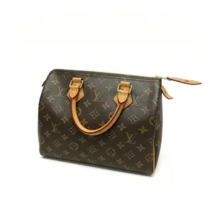 Pre-owned Louis Vuitton Canvas Tote Bags Speedy 25 Monogram Top Handle Bag (RFID Chip)