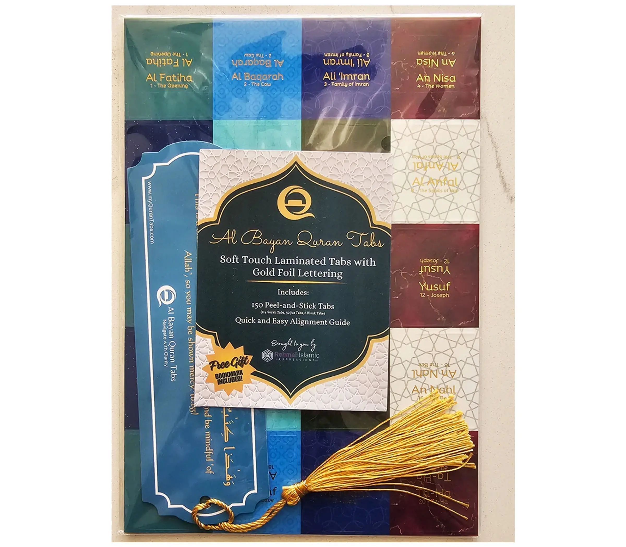 Al Bayan Quran Tabs (Vibrant Colors)