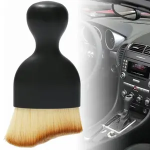 Car Interior Cleaning Brush Set, Car Detailing Brush, Mini Nylon Soft Bristle Dust Removal Brushes, Air Vent Cleaner, 2 Pieces, Ca Prop 65 Compliant