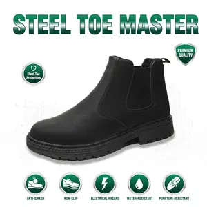 Waterproof Anti-slip Durable Outdoor Comfortable Safety Shoes Splash-proof Smash-proof Puncture-proof Breathable Unisex Chef Work Shoe Premium Working Boots