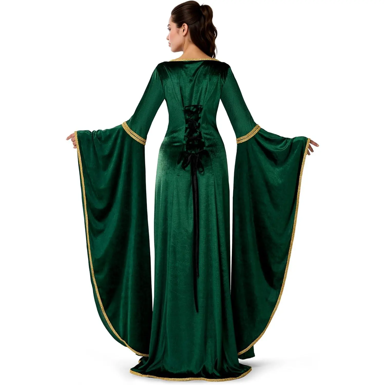 Renaissance Costume Women, Velvet Medieval Dress for Women, Irish  Renaissance Dress for Halloween - TikTok Shop