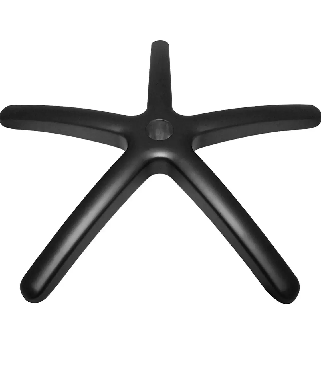 Heavy Duty Replacement Office Chair Base - 28" Aluminum Black - S4180-2