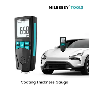 MILESEEY MC998 Thickness Gauge, Car Paint Coating Thickness Detector with 0-1500um Iron and NFe Probe Kit, Automotive Maintenance Tool