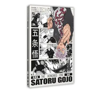 Satoru Gojo Jujutsu Kaisen Anime Poster Print JJK Manga Artwork Home Wall Decor Toji Minimalist Retro Aesthetic Eco-Friendly Material Fade-Resistant Waterproof UV-Protected Vibrant Colors
