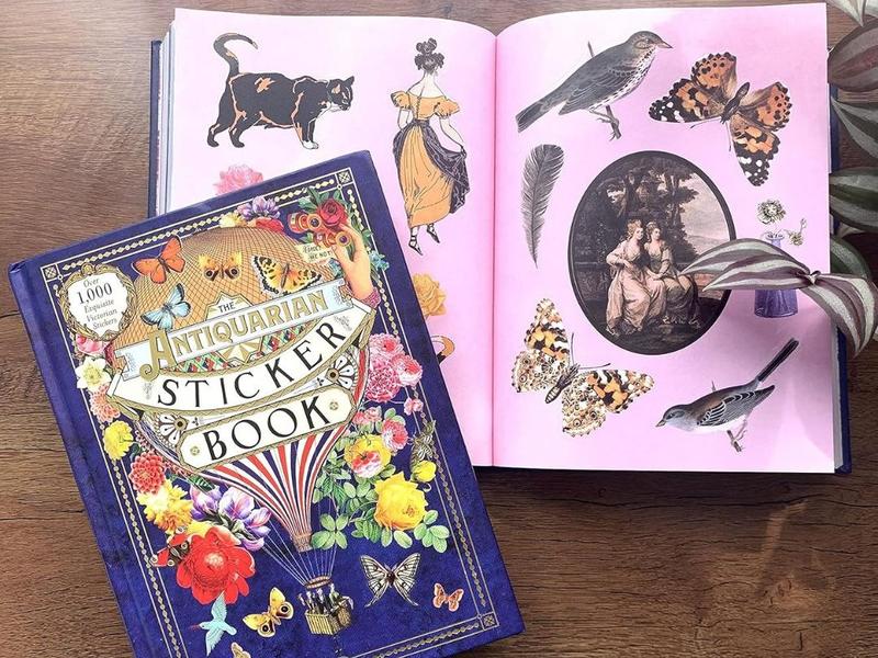 The Antiquarian Sticker Book: Over 1,000 Exquisite Victorian Stickers by Odd Dot (The Antiquarian Sticker Book Series) (Hardcover)