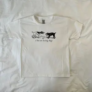 Print ShirtMitski Baby Tee, y2k clothing, Pinterest ,vintage, streetwear, trendy, Indie Music Lover, Band T-Shirt, I bet on losing dogs
