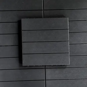 44PCS Interlocking Decking Tiles 12" x 12", 44 sq.ft Waterproof Outdoor Flooring All-Weather, Patio Floor Decking Tile for Garden Porch Poolside Balcony Backyard Walkway Front Porch foam marble wpc frameless shower door Reinforced Garage Screen