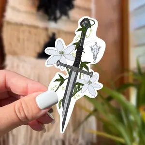 Lord of the Rings Sticker Decor Decorative Tiles Sticker Vinyl Ornaments Narsil Sword LOTR