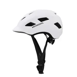 Mooncool Bike Helmet, MTB Mountain Bike Helmets for Adult Men Women Cycling, Lightweight, M Size (21.7"-22.8"/55-58cm)