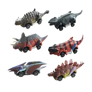 Dinosaur Toys for Kids 3-5, Pull Back Dinosaur Cars for 3 4 5 6 7 Year Old Boys Girls 6 Pack Dino Toys Gifts for Toddlers