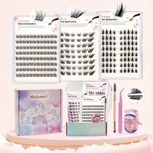 Self-Adhesive Fox Eye False Eyelashes Set Cluster, Cosplay Anime Cartoon Lashes, Natural Comfortable Travel Friendly, Easy to Apply, Eyelash Extensions