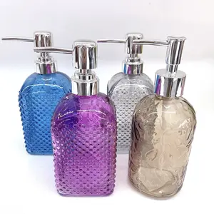 Glass Lotion Pump Bottle