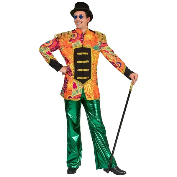 Men's Sgt. Pepper Album Inspired Orange Costume Jacket