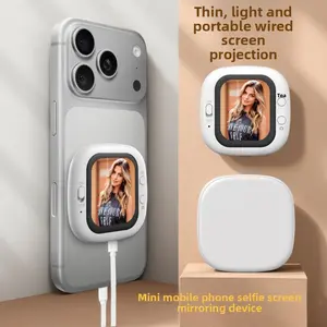 Trending Mini Phone Screen Mirroring Device for Seamless Wired and Bluetooth Connection, Rear Camera Selfie Screen Mirroring and Comprehensive Phone Screen Mirroring for Everyday Use