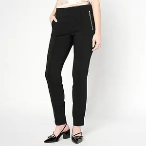 Nina Leonard Millennium Knit Tummy-Smoothing Pull-On Pant